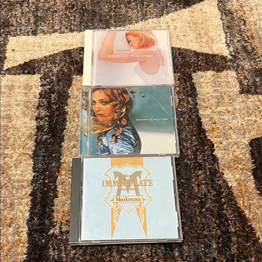 Madonna  CD Collection with Floral and Abstract Designs